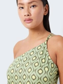 Noisy May SHORT ONE SHOULDER DRESS 13 Noisy May SHORT ONE SHOULDER DRESS -Noisy May Clothing Shop 27024769 QuietGreen 1018577 006