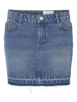 Noisy May LOW WAISTED DENIM SKIRT -Noisy May Clothing Shop 27024778 MediumBlueDenim 001