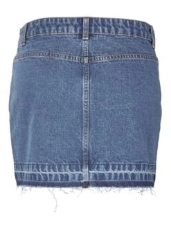 Noisy May LOW WAISTED DENIM SKIRT -Noisy May Clothing Shop 27024778 MediumBlueDenim 002
