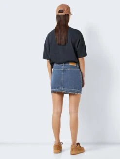 Noisy May LOW WAISTED DENIM SKIRT -Noisy May Clothing Shop 27024778 MediumBlueDenim 005