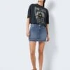 Noisy May LOW WAISTED DENIM SKIRT 2 Noisy May LOW WAISTED DENIM SKIRT -Noisy May Clothing Shop 27024778 MediumBlueDenim 007