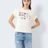 Noisy May PRINT TOP 1 Noisy May PRINT TOP -Noisy May Clothing Shop 27024823 PearledIvory 1030440 007