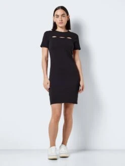 Noisy May SHORT CUT-OUT DRESS -Noisy May Clothing Shop 27024902 Black 004