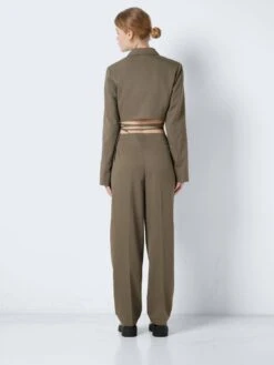 Noisy May CROPPED TIE STRING BLAZER 12 Noisy May CROPPED TIE STRING BLAZER -Noisy May Clothing Shop 27024906 Crocodile 005