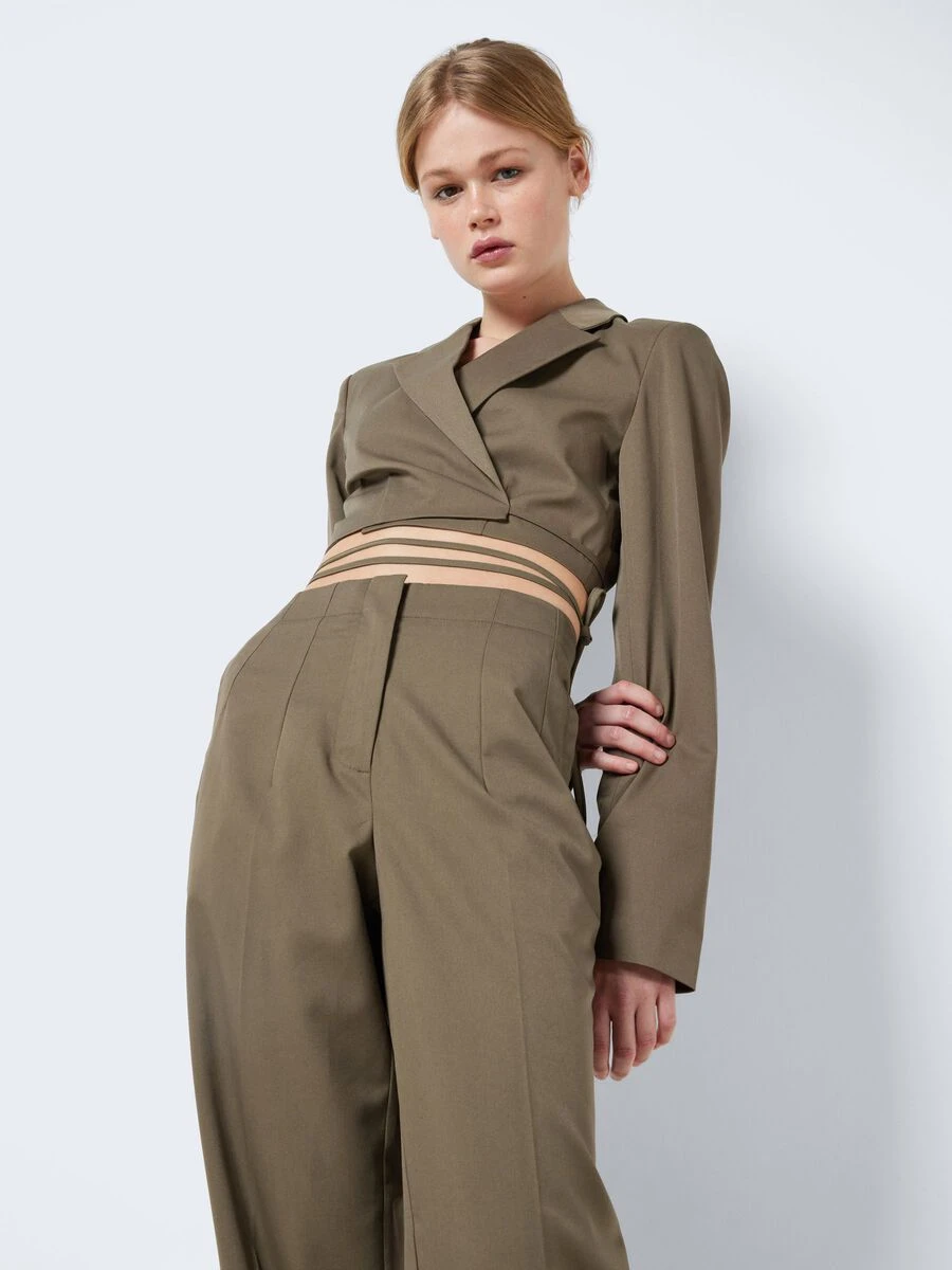 Noisy May CROPPED TIE STRING BLAZER 3 Noisy May CROPPED TIE STRING BLAZER