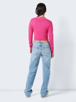 Noisy May EMBROIDERED CARDIGAN 11 Noisy May EMBROIDERED CARDIGAN -Noisy May Clothing Shop 27024957 PinkYarrow 1036142 005