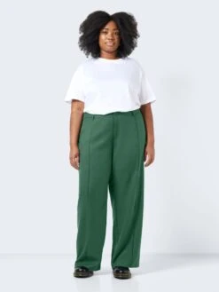 Noisy May CURVE WIDE LEG TROUSERS -Noisy May Clothing Shop 27024967 TrekkingGreen 004