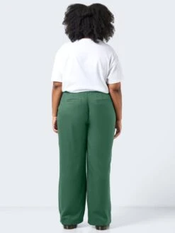Noisy May CURVE WIDE LEG TROUSERS -Noisy May Clothing Shop 27024967 TrekkingGreen 005