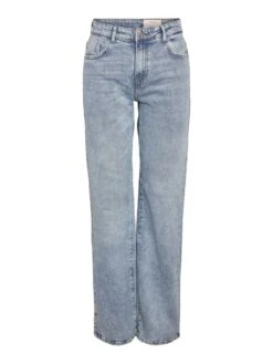 Noisy May NMYOLANDA NORMAL WAISTED WIDE LEG JEANS 16 Noisy May NMYOLANDA NORMAL WAISTED WIDE LEG JEANS -Noisy May Clothing Shop 27025064 LightBlueDenim 001