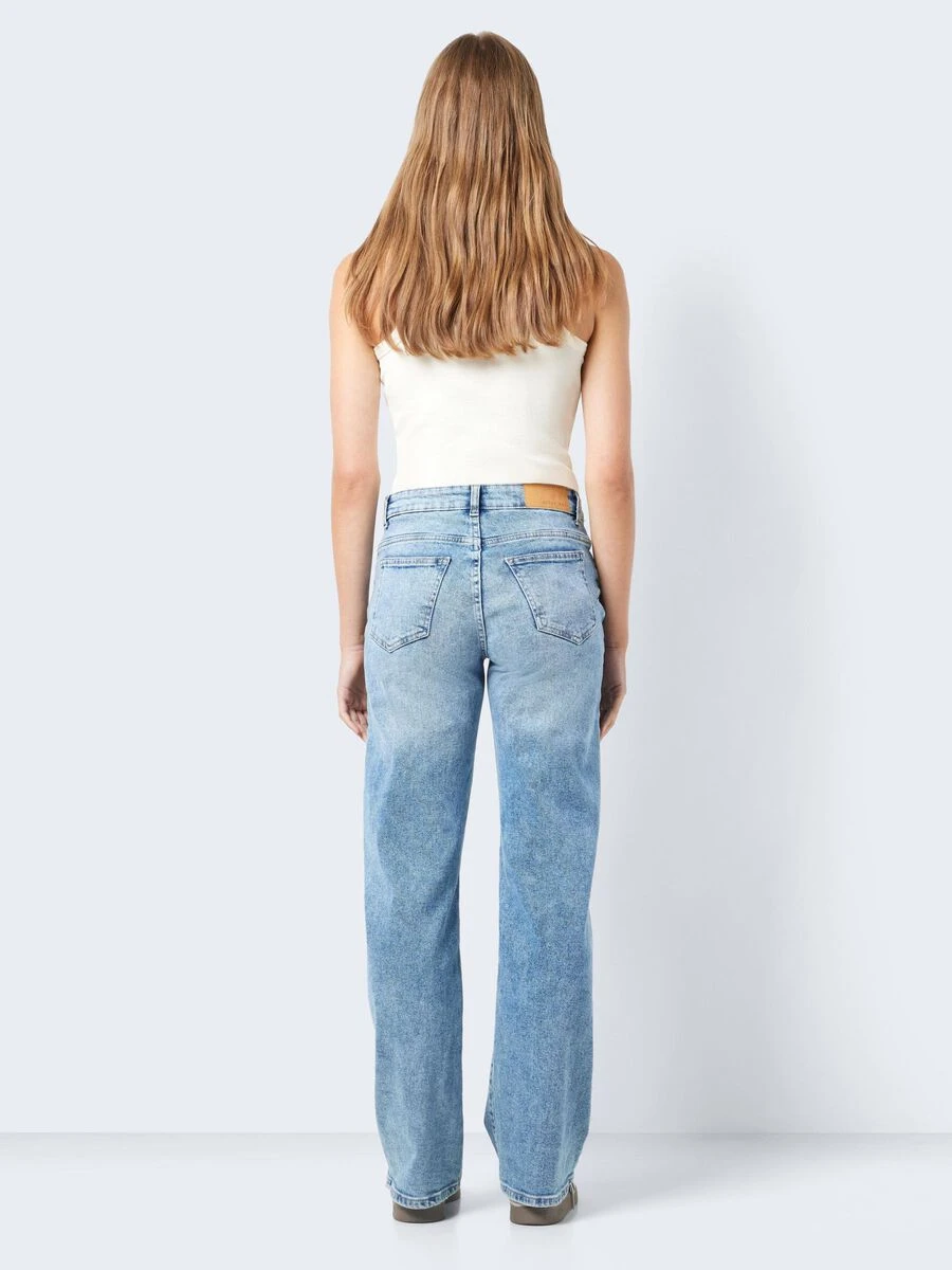 Noisy May NMYOLANDA NORMAL WAISTED WIDE LEG JEANS 6 Noisy May NMYOLANDA NORMAL WAISTED WIDE LEG JEANS - Image 4