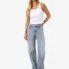 Noisy May NMYOLANDA NORMAL WAISTED WIDE LEG JEANS 1 Noisy May NMYOLANDA NORMAL WAISTED WIDE LEG JEANS -Noisy May Clothing Shop 27025064 LightBlueDenim 007