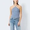 Noisy May DENIM HALTER NECK TOP 2 Noisy May DENIM HALTER NECK TOP -Noisy May Clothing Shop 27025136 LightBlueDenim 007