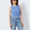 Noisy May SLEEVELESS KNITTED TOP -Noisy May Clothing Shop 27025179 AzureBlue 1023352 007
