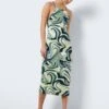 Noisy May PRINTED MIDI DRESS -Noisy May Clothing Shop 27025213 QuietGreen 1024002 007