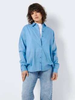 Noisy May OVERSIZE SHIRT 9 Noisy May OVERSIZE SHIRT -Noisy May Clothing Shop 27025325 AzureBlue 003