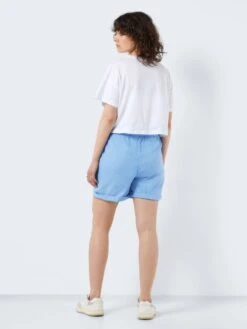 Noisy May HIGH WAISTED SHORTS -Noisy May Clothing Shop 27025327 AzureBlue 005