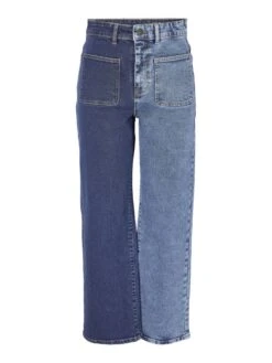 Noisy May TWO-COLOURED HIGH WAISTED JEANS -Noisy May Clothing Shop 27025356 LightBlueDenim 1028386 001