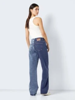 Noisy May TWO-COLOURED HIGH WAISTED JEANS -Noisy May Clothing Shop 27025356 LightBlueDenim 1028386 005