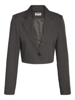 Noisy May CROPPED BLAZER 13 Noisy May CROPPED BLAZER -Noisy May Clothing Shop 27025405 MediumGreyMelange 001