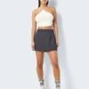 Noisy May NORMAL WAISTED MINI SKIRT -Noisy May Clothing Shop 27025409 MediumGreyMelange 007