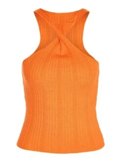 Noisy May KNITTED HALTER NECK TOP -Noisy May Clothing Shop 27025520 Oriole 001