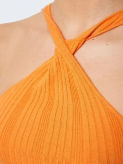 Noisy May KNITTED HALTER NECK TOP -Noisy May Clothing Shop 27025520 Oriole 006