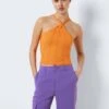 Noisy May KNITTED HALTER NECK TOP 2 Noisy May KNITTED HALTER NECK TOP -Noisy May Clothing Shop 27025520 Oriole 007