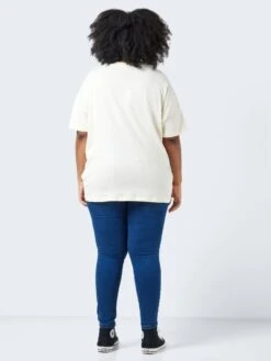 Noisy May CURVE PINK FLOYD TOP -Noisy May Clothing Shop 27025529 PearledIvory 1030216 005