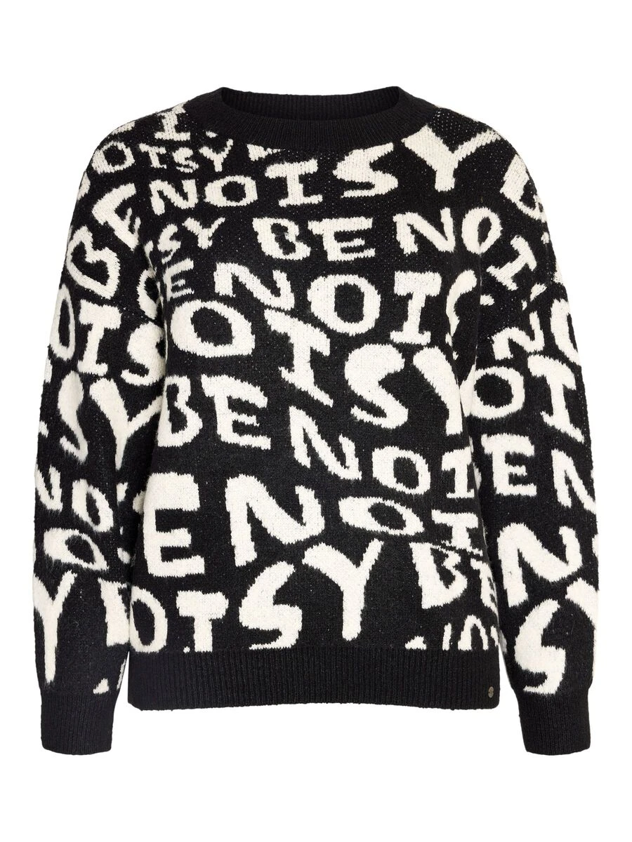 Noisy May CURVE LOGO KNITTED PULLOVER 8 Noisy May CURVE LOGO KNITTED PULLOVER - Image 6