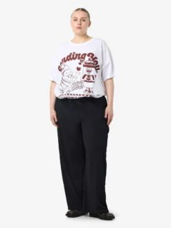 Noisy May CURVE LOOSE FIT TROUSERS -Noisy May Clothing Shop 27025539 Black 004