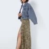 Noisy May LONG LEOPARD PRINTED SKIRT 1 Noisy May LONG LEOPARD PRINTED SKIRT -Noisy May Clothing Shop 27025687 Black 1031783 007