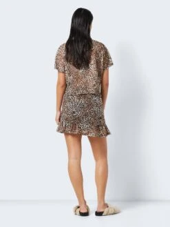Noisy May SHORT LEOPARD PRINTED SKIRT 11 Noisy May SHORT LEOPARD PRINTED SKIRT -Noisy May Clothing Shop 27025697 Black 1031864 005