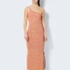 Noisy May KNITTED ONE SHOULDER DRESS -Noisy May Clothing Shop 27025840 Eggnog 1049531 007