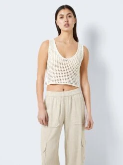 Noisy May KNITTED V-NECK TOP