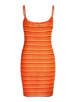 Noisy May STRIPED MINI DRESS -Noisy May Clothing Shop 27025927 CherryTomato 1036943 002