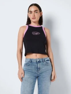 Noisy May EMBROIDERED SLEEVELESS TOP 9 Noisy May EMBROIDERED SLEEVELESS TOP -Noisy May Clothing Shop 27025970 Black 1038059 003