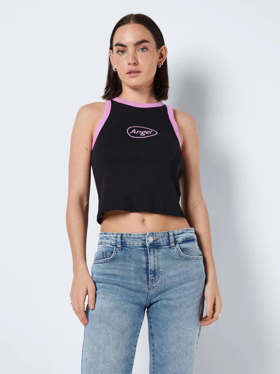 Noisy May EMBROIDERED SLEEVELESS TOP 4 Noisy May EMBROIDERED SLEEVELESS TOP - Image 2