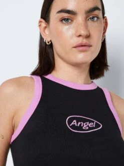 Noisy May EMBROIDERED SLEEVELESS TOP 12 Noisy May EMBROIDERED SLEEVELESS TOP -Noisy May Clothing Shop 27025970 Black 1038059 006