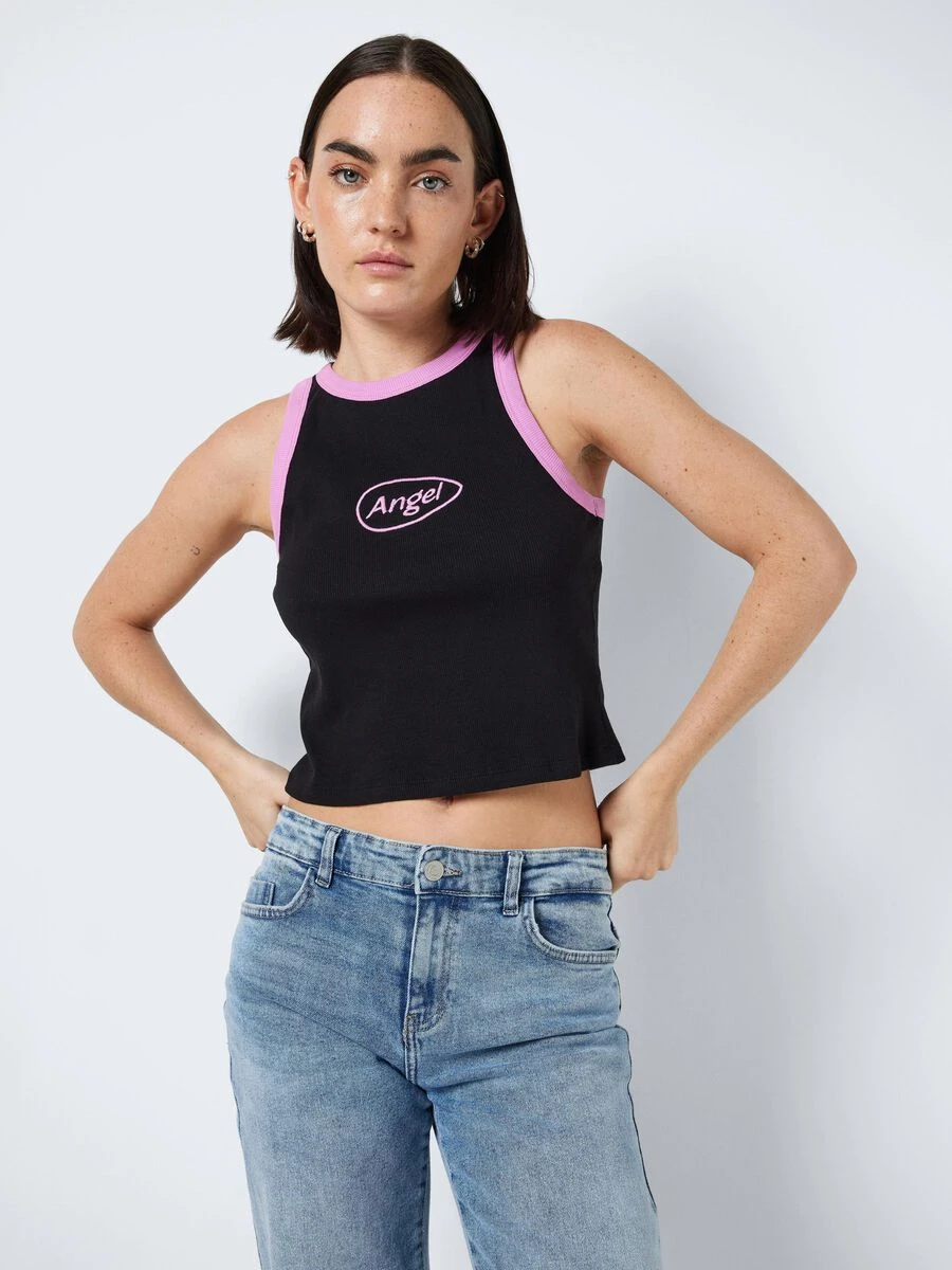 Noisy May EMBROIDERED SLEEVELESS TOP 3 Noisy May EMBROIDERED SLEEVELESS TOP