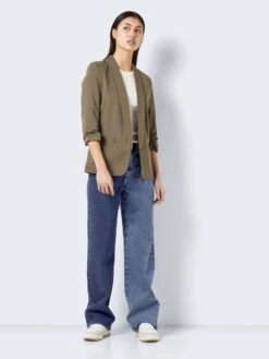 Noisy May 3/4 SLEEVED BLAZER 11 Noisy May 3/4 SLEEVED BLAZER -Noisy May Clothing Shop 27026043 Crocodile 004