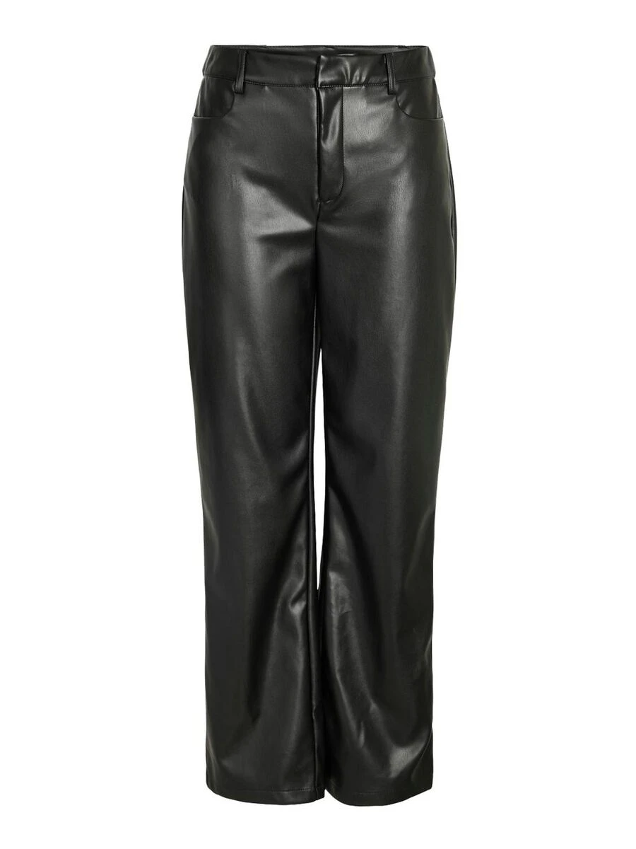 Noisy May HIGH WAISTED FAUX LEATHER TROUSERS 8 Noisy May HIGH WAISTED FAUX LEATHER TROUSERS - Image 6