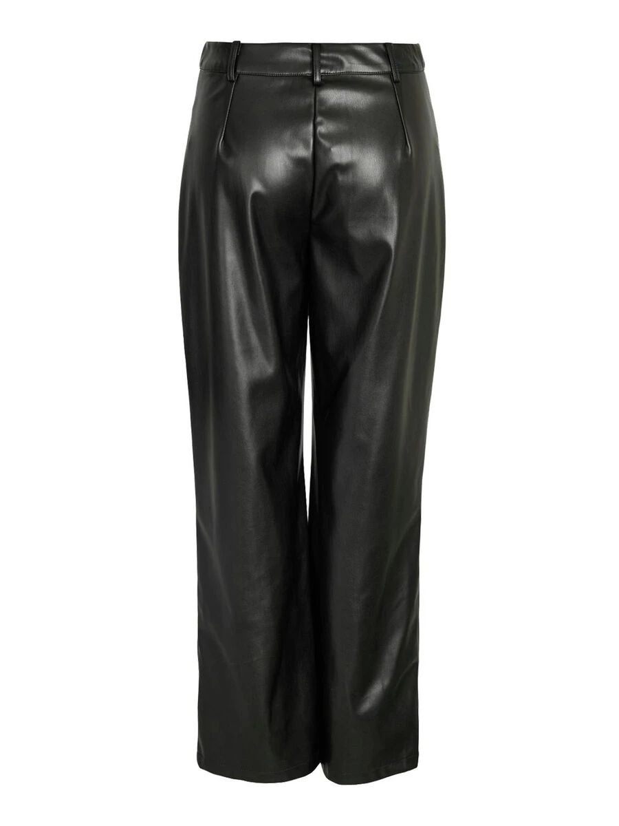Noisy May HIGH WAISTED FAUX LEATHER TROUSERS 9 Noisy May HIGH WAISTED FAUX LEATHER TROUSERS - Image 7