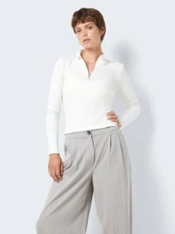 Noisy May LONG SLEEVED HIGH NECK TOP -Noisy May Clothing Shop 27026240 SugarSwizzle 003