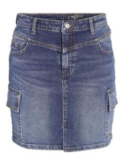 Noisy May CARGO DENIM SKIRT 16 Noisy May CARGO DENIM SKIRT -Noisy May Clothing Shop 27026312 MediumBlueDenim 001