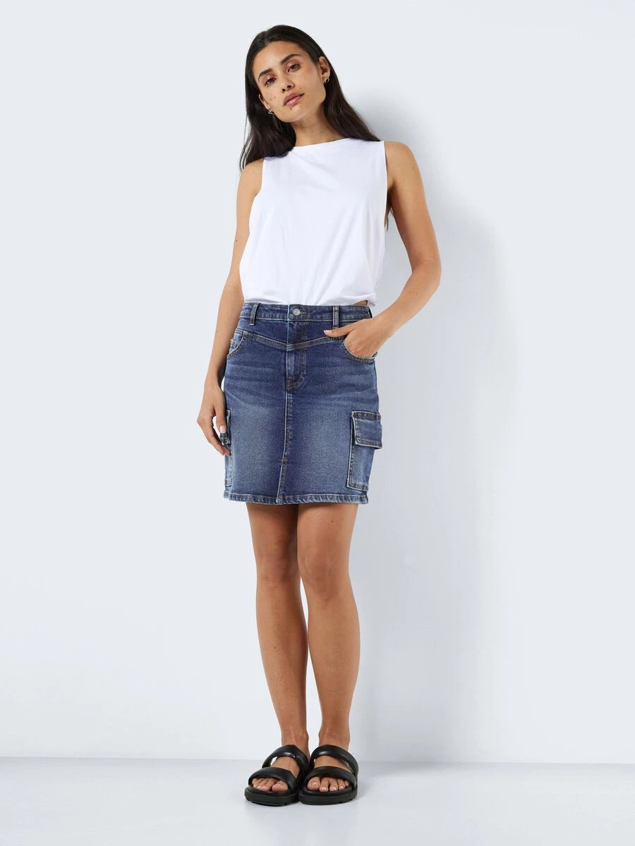 Noisy May CARGO DENIM SKIRT 3 Noisy May CARGO DENIM SKIRT