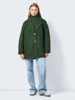 Noisy May SHORT JACKET -Noisy May Clothing Shop 27026405 KombuGreen 004