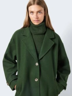 Noisy May SHORT JACKET -Noisy May Clothing Shop 27026405 KombuGreen 006