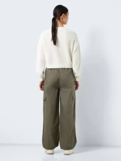 Noisy May NORMAL WAISTED CARGO TROUSERS 11 Noisy May NORMAL WAISTED CARGO TROUSERS -Noisy May Clothing Shop 27026468 Crocodile 1043388 005