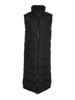 Noisy May NMDALCON EXTRA LONG GILET -Noisy May Clothing Shop 27026537 Black 1051560 001