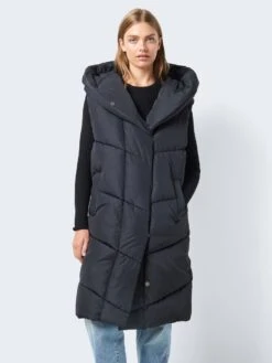 Noisy May NMTALLY LONG GILET -Noisy May Clothing Shop 27026540 Black 003